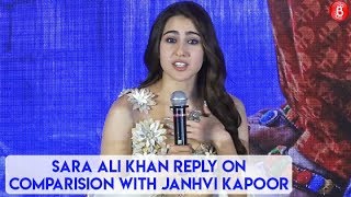 Sara Ali Khan Reply On Comparision With Janhvi Kapoor [upl. by Oberstone462]