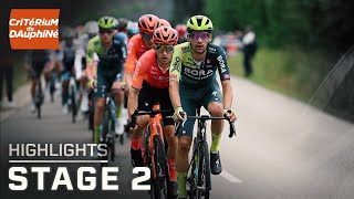 Critérium du Dauphiné 2024 Stage 2  EXTENDED HIGHLIGHTS  632024  Cycling on NBC Sports [upl. by Quartas]