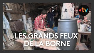 Les grands feux de la Borne toujours actifs des passionnés de poterie se rassemblent [upl. by Rahr]