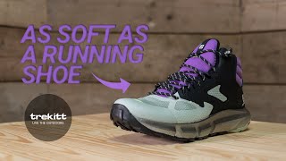 Inside Look Salomon Predict Hike Mid GTX Running Shoe Comfort [upl. by Horbal]