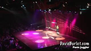 Benidorm Palace David Burlet Plate Spinning Circus Act Artiste de cirque Circo Zirkus Cirk [upl. by Enad]