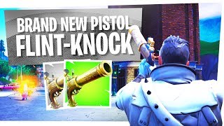 FIRST LOOK at the NEW FLINT KNOCK PISTOL  Fortnite New Flintlock Gun [upl. by Eelidnarb]