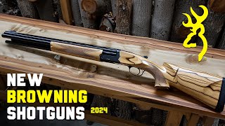 The Browning Over Under NEW Shotguns 2024 SHOT Show [upl. by Harli893]