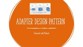 Adapter Design Pattern  Design Pattern Tutorial [upl. by Erda389]