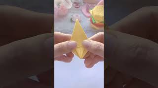 Fold a hamburger and let the child take it away from me Origami tutorial Handmade origami Ori [upl. by Nosyk]