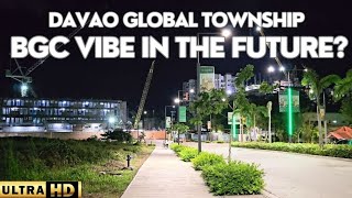 BGC Ng Davao City Davao Global Township At Night Walk Tour [upl. by Nepets161]