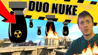 Dropping a Duo NUKE in Warzone my FIRST time playing with Jumpscope [upl. by Lleneg]