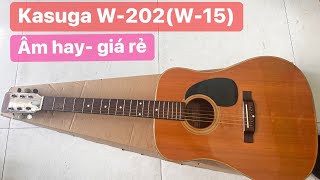 Đàn guitar Kasuga W202W15 japan Giá 1tr300k guitar nhật guitar kasuga 0936057750 [upl. by Benoit704]