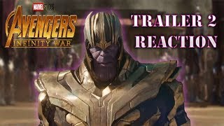 AVENGERS INFINITY WAR TRAILER 2 REACTION [upl. by Nylessej]