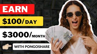 Earn 100Day  3000Month  How To Earn Money With PongoShare [upl. by Burgener]