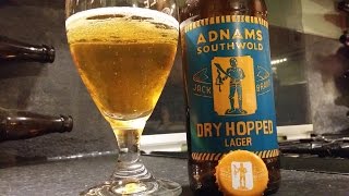 Adnams Dry Hopped Lager By Adnams Brewery  British Craft Beer Review [upl. by Sethrida]