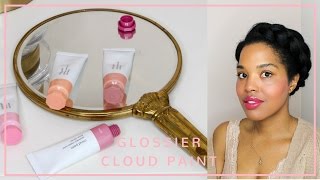 Glossier Cloud Paint  Demo on Brown  Dark Skin [upl. by Tamar]