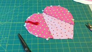 Heart Shaped Pot Holder Sewing Tutorial [upl. by Thielen]