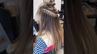 Bellami Quick Hair Extensions Install hairextensions bellamihairextensions bellamihair hair [upl. by Strait840]