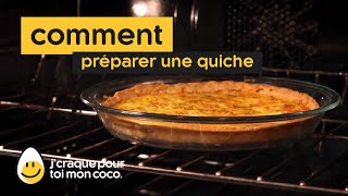 Recette de Quiche Comment Préparer une Quiche de Base [upl. by Layol]