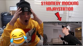 reacting TO STROMEDY MOCKING IMJAYSTATION  HILARIOUS [upl. by Fisken]