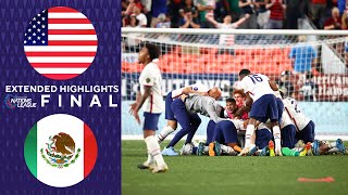 USA vs Mexico Extended Highlights  Concacaf Nations League Final  CBS Sports Golazo [upl. by Gwenora]