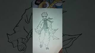 shaurya Anand drawing ✨️ sketch gojo drawing art gojosatorufanart animesketch [upl. by Razaile]