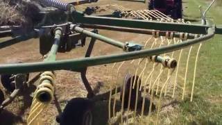 Krone SW 42 T Rotary rake Overview Drawbar [upl. by Etnod]