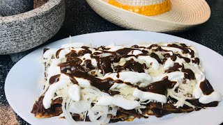 Enchiladas de Mole Poblanas Riquísimas 💯 MEXICANAS 🇲🇽😋 [upl. by Simetra939]