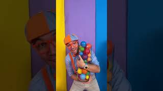 How Big is 500000 Blippi Shows the Massive Ball Pit Blippi10years shorts kidscartoons [upl. by Linnie]