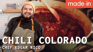 Chili Colorado Recipe With Chef Edgar Rico  Made In Cookware [upl. by Gaylor]