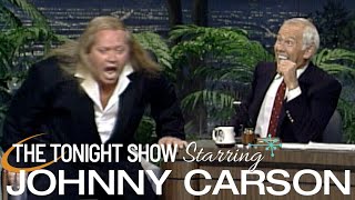 Sam Kinison Sings quotAre You Lonesome Tonightquot And Sits Down With Johnny  Carson Tonight Show [upl. by Ten]