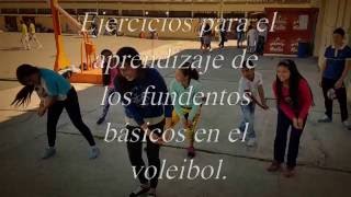 Ejercicios para el aprendizaje de los fundamentos básicos del voleibol [upl. by Akinaj]