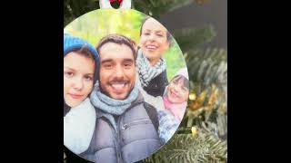 Personalised Christmas Photo Bauble  Special Christmas Gift Ideas [upl. by Isabelle]