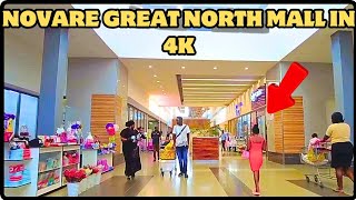 Novare Great North Mall ❤️ 😍 In 4K Lusaka Zambia  Lets Walk In [upl. by Ariaes]