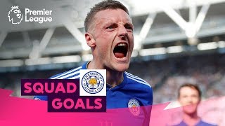 Impressive Leicester City Goals  Vardy Mahrez Tielemans  Squad Goals [upl. by Fernandes]