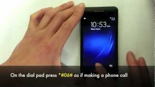 Unlock Blackberry Z10  How to Unlock Z10 Blackberry OS 10 by MEP Unlock Code [upl. by Denis]