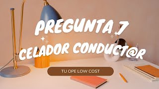 PREGUNTA 7 EXAMEN ÚLTIMA OPOSICIÓN CELADOR CONDUCTOR SAS RESUELTA Y EXPLICADA [upl. by Publus]