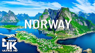 Flying Over Norway 4K Ultra HD  Relaxing Music With Beautiful Nature Scenes  Amazing Nature [upl. by Christoforo]