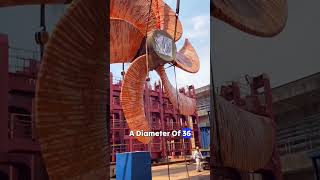 SHIP PROPELLER ship shipping seaman seafarer youtubeshorts [upl. by Laehcar]