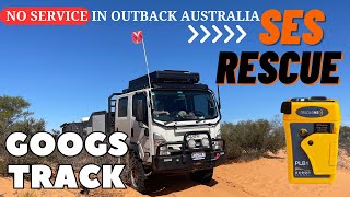 SES Rescue in the DESERT Googs Track  Isuzu NPS 4x4 Track OUTBACK AUSTRALIA [upl. by Hadeehuat580]