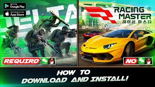 How to Download Racing Master Without Wechat or QQ  Delta Force Mobile Install and Download Android [upl. by Erdeid5]