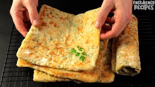 THE FAMOUS Flatbread That Is Driving The World Crazy No yeast No oven Anyone Can Do It [upl. by Leidba]