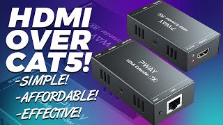 HDMI Over Ethernet Extender Tech Review [upl. by Dohsar]