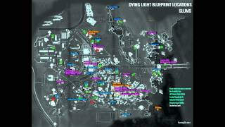 FRDying light Emplacement de tout les plans quotBidonvillesquot [upl. by Nnyleuqcaj]