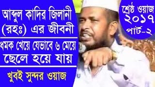 New Waz 2017 Part2 About Abdul Kader Jilani RABy Maulana Tofazzol HossainReact [upl. by Yve]