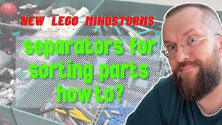 Sorting the LEGO Mindstorms Robot Inventor parts and how to store them moc 51515 [upl. by Ennaid]