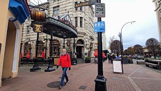 Walking Downtown Victoria BC tyglaofficial travel November 2024 [upl. by Ecirtemed330]