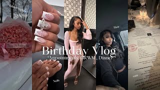 19th Birthday Vlog  Maintenance  Hair Nails Dinner [upl. by Reamonn]