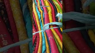 New fancy saree ptta pti joint saree mos rangoli jari me new fabrics joint saree with blouse new des [upl. by Neyut]