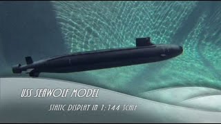 USS Seawolf submarine  aquarium display model [upl. by Ahsirahc673]