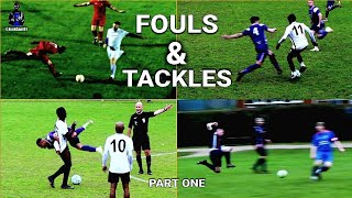 Fouls Tackles amp Football Drama Part 1‼️  Sunday League amp Non League Compilation ⚽ [upl. by Hseyaj]