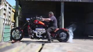 RIPS Racing twinturbo V8 chopper skid [upl. by Einuj]