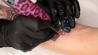 Mandala Tattoo Time Lapse [upl. by Artim579]