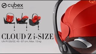 Cybex Cloud Z Car Seat  Demo from Direct4baby [upl. by Awahsoj]